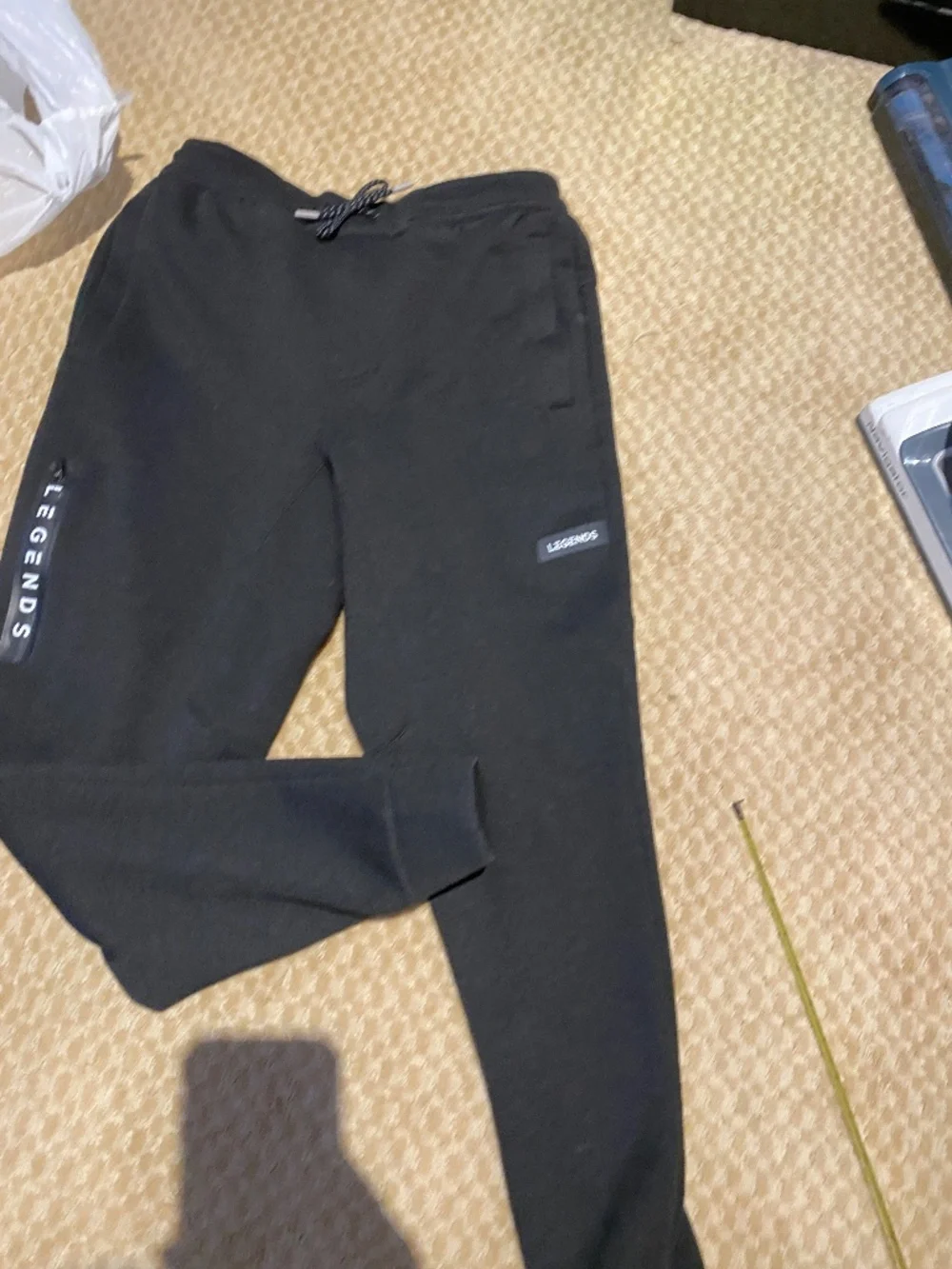 Legends Hawthorne Jogger Mens Medium Black Slim Tapered Tech Pants